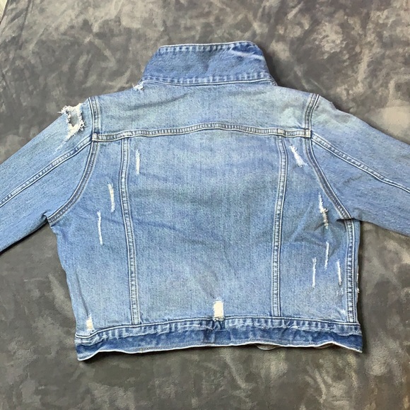 TAGS distressed denim jacket - Picture 2 of 4